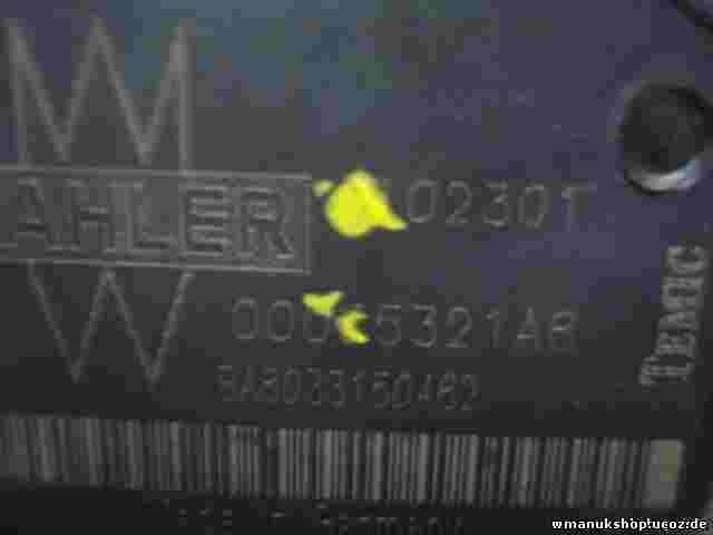 Abgasrückführungsventil AGR Opel Zafira A Vectra C TEMIC WAHLER 00005321A8