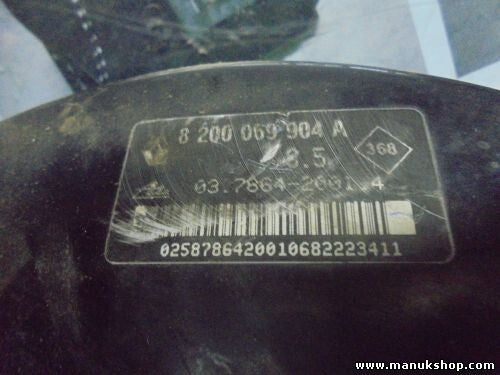 Bremskraftverstärker Renault Scenic RX4 (JA0) 2000-03 8200069904A 03786420014