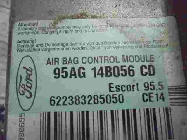 Airbagsensor Airbagsteuergerät Ford Escort 95.5 95AG14B056CD 622383285050 CE14