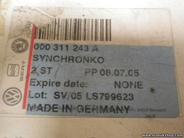 VW Volkswagen 000311243A 000 311 243 A LS799623