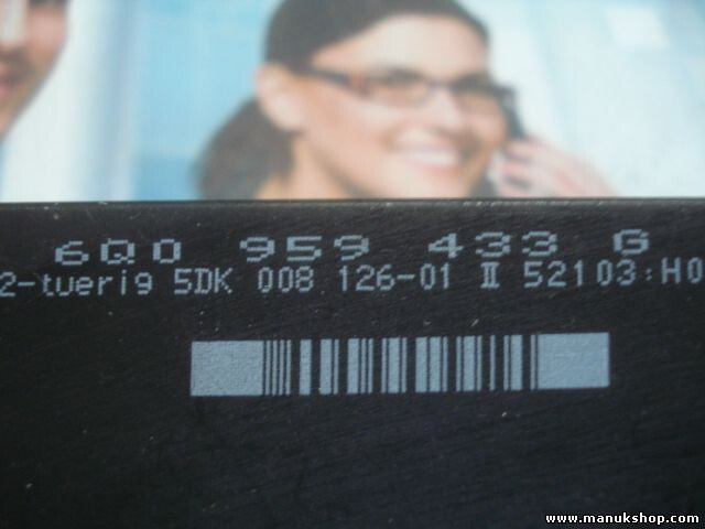 Komfortsteuergerät KSG VW Volkswagen 6Q0959433G 6Q0 959 433 G 5DK00812601