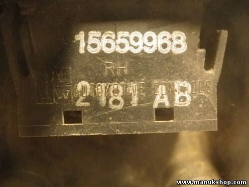 Heckscheibenheizung schalter Chevrolet Blazer 4.3 V6 S10 15659968 2181AB