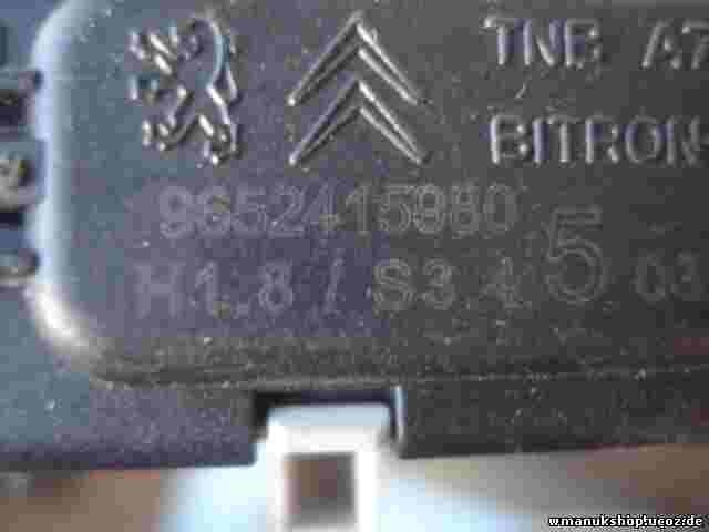 Bordcomputer Peugeot 207 Citroen TNB A7 9652415980 H1.8 /S3.4 0313 201/06