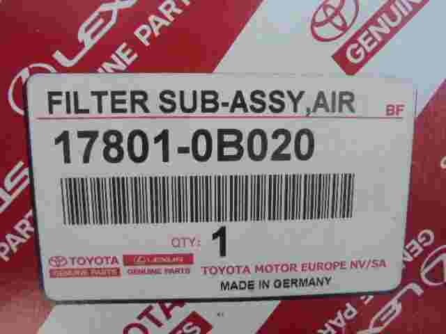 Luftfilter Toyota Carina E Avensis 178010B020 17801-0B020 17801 0B020