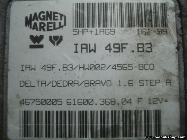Steuergerät Fiat Brava IAW49FB3 46750005 IAW 49F B3 0046750005