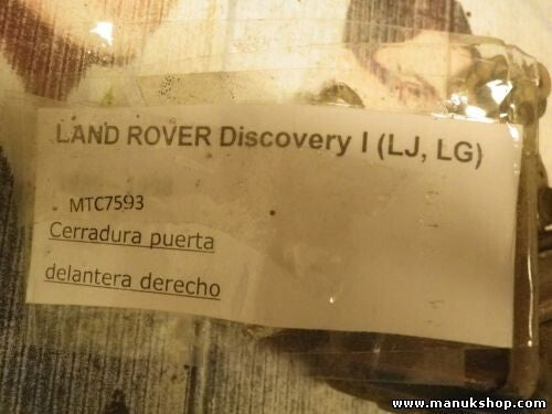 Türschloss vorne rechts Land Rover Discovery I LJ, LG 1989-1998 MTC7593