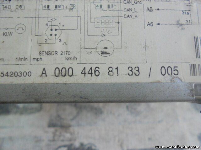 Diagrammscheiben Mercedes-Benz Actros 3240 Axor 3243 A0004468133