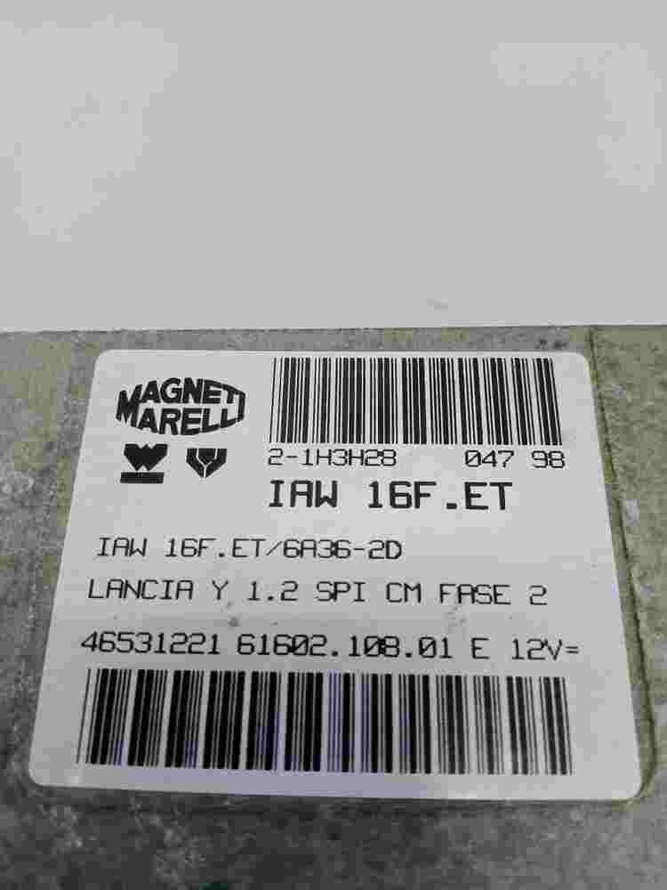 Motorsteuergerät Lancia Ypsilon Y 1.2 46531221 6160210801 IAW16FET /6A36-2D