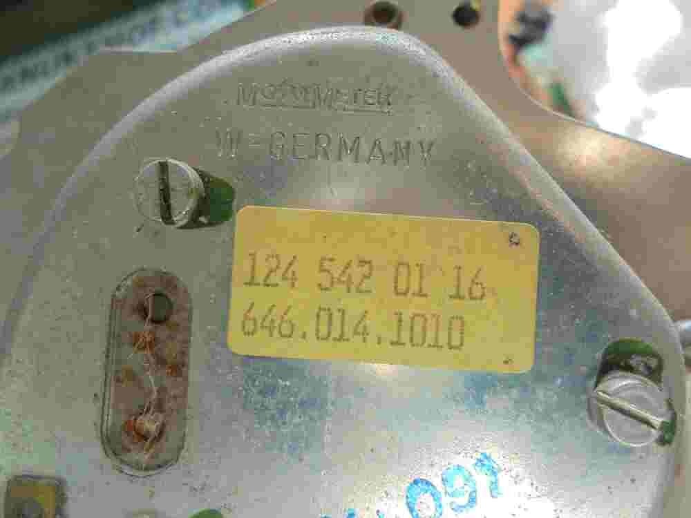 Drehzahlmesser Mercedes W124 1245420116 MOTOMETER 6460141010 1245435125