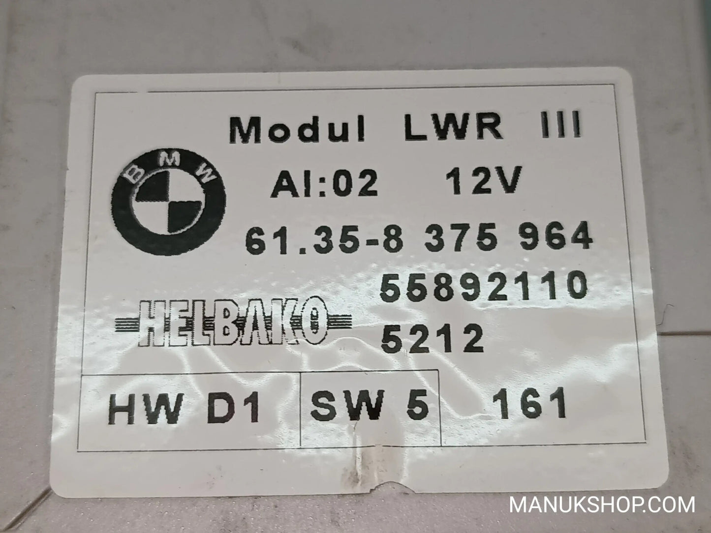 LWR Steuergerät BMW E38 E39 E46 61358375964 61.35-8 375 964 55892110