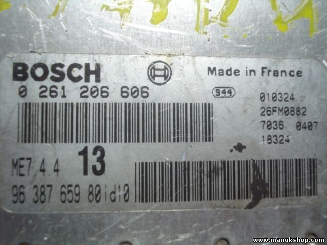 Motorsteuergerät Citroen Xsara 9638765980 id10 ME7.4.4 13 BOSCH 0261206606