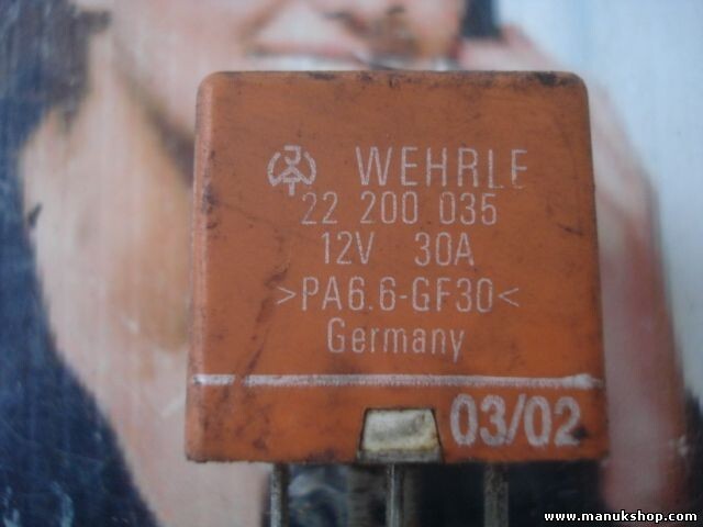Relais Mercedes-Benz Vito W638 WEHRLE 22200035 22 200 035 12V 30A