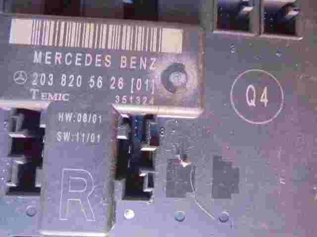 Türsteuergerät Mercedes C-Klasse W203 2038205626 Q4 (01) (R) TEMIC 351324