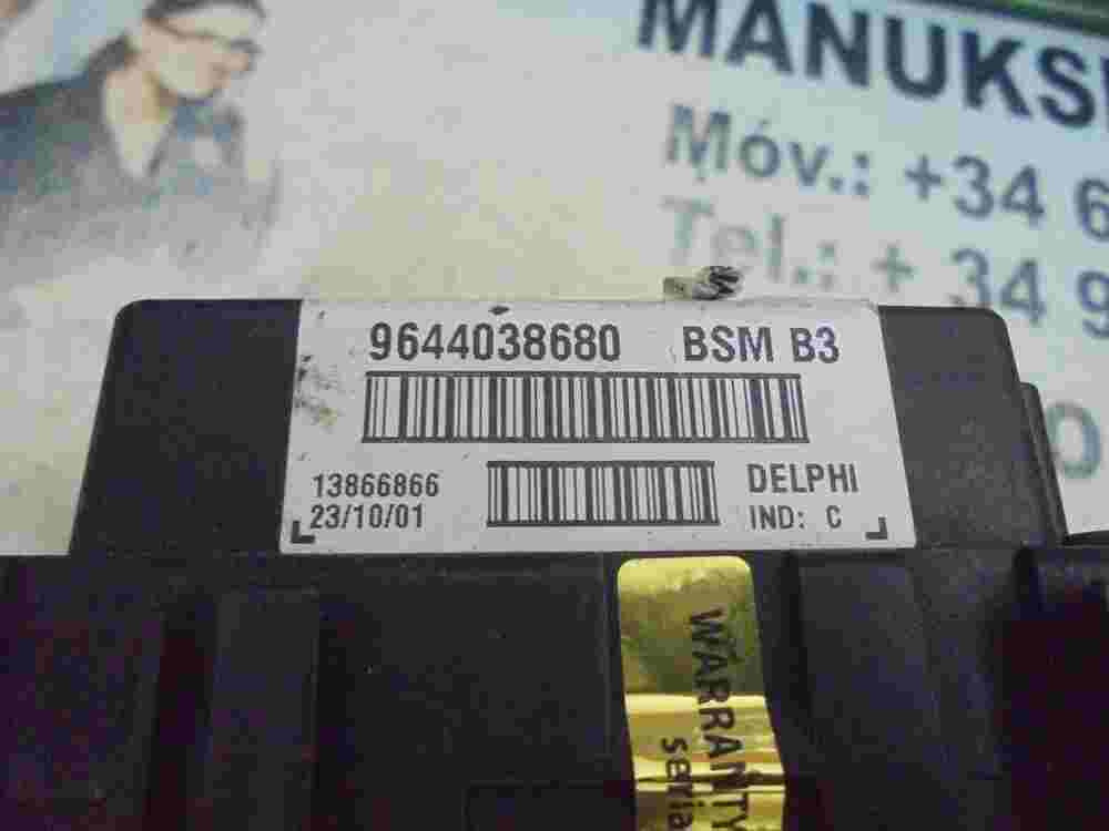 BSM Sicherungskasten Ulysse Citroen C8 Peugeot 807 Lancia 9644038680 13940018