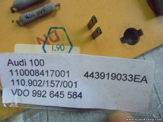 Diagramm des Tachometers Audi 100 C3 443919033EA 443 919 033 EA 110008417001