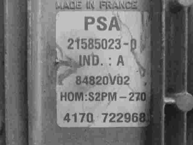 Motorsteuergerät Citroen Xsara Picasso 9655980980 9644674580 215850230 84820V02