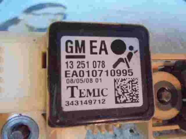 Airbagsensor Airbagsteuergerät Opel Astra H GM 13251078 EA TEMIC 343149712