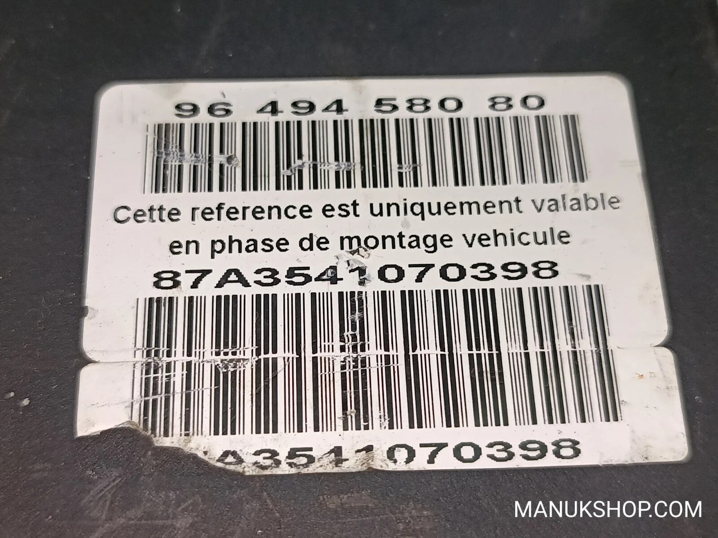 ABS Hydraulikblock Peugeot 307 0265950368 0 265 950 368 48310 K0378 9649458080