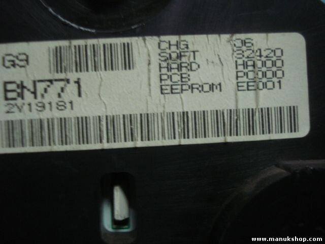Kombiinstrument Tacho Nissan Almera G9 BN771 2V19181