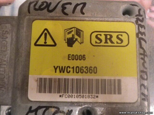 Airbagsensor Airbagsteuergerät Land Rover Freelander SRS E0006 YWC106360