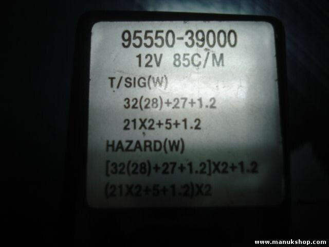 Warnblinker Relais Hyundai Accent KIA Picanto 9555039000 95550-39000