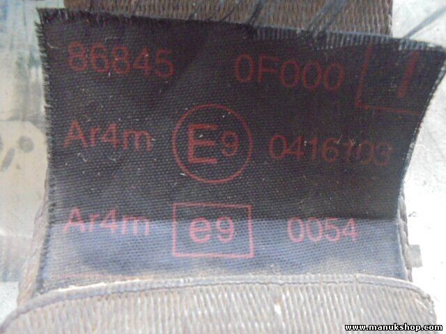 Sicherheitsgurt Gurt Nissan Terrano Ford Maverick II R20 868450F000 86845 0F000