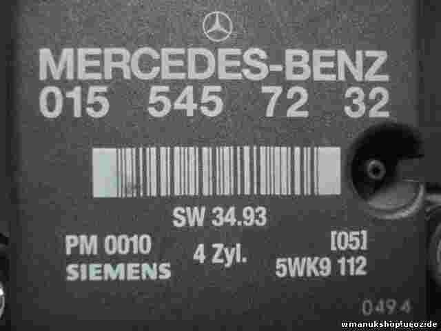 Zündsteuergerät Mercedes-Benz W202 0155457232 PM 0010 4Zyl. SIEMENS 5WK9112