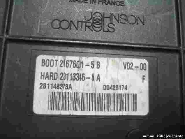 Sicherungskasten Peugeot 307 Citroen C4 BSI 2004 H05-01 9660105980 21676031-5B