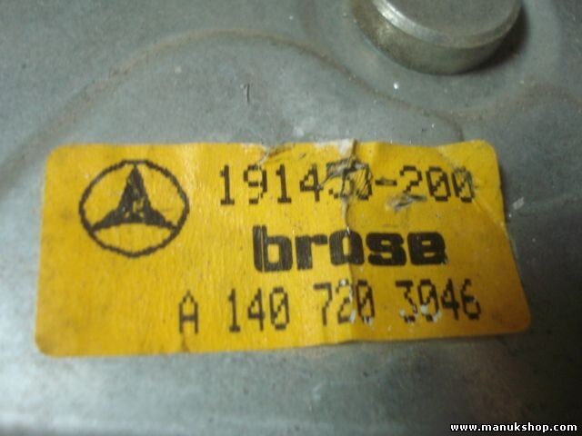 Fensterheber elektrisch Vorne rechts Mercedes A1407203046 BROSE 191453200