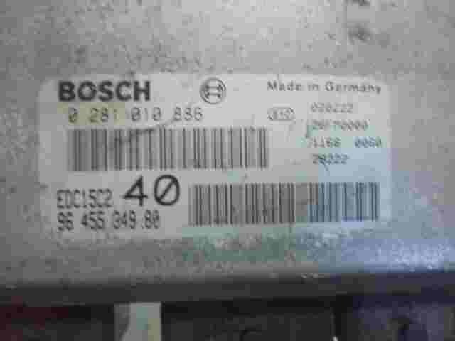 Motorsteuergerät Citroen C5 9645534980 EDC15C240 28FM0000 BOSCH 0281010886