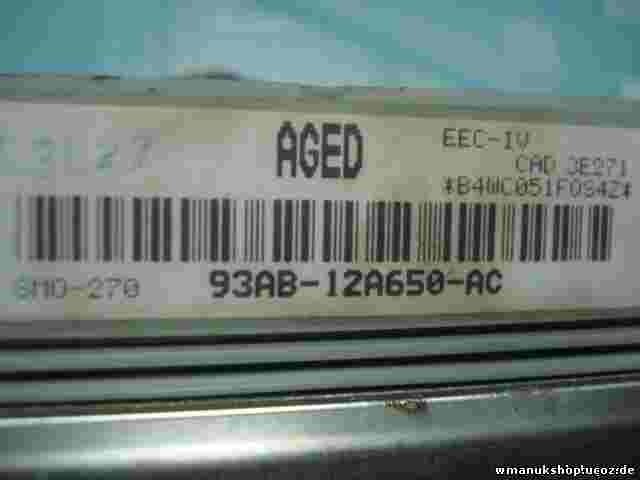 Motorsteuergerät Ford Escort Mondeo 93AB-12A650-AC 93AB12A650AC SMO-270 SMO270