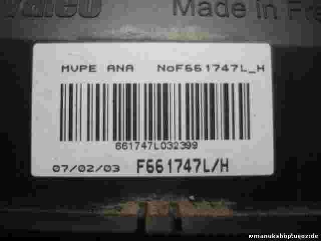 Widerstand Heizung Interstar Peugeot 406 Scenic 7701045870 509885 F661747LH
