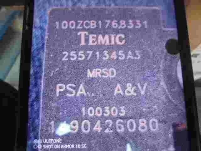Airbagsensor Airbagsteuergerät Peugeot 807 Citroen C2 C3 1490426080 25571345A3