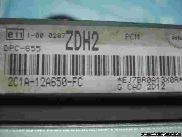 Motorsteuergerät Ford Transit 2.0 VISTEON 2C1A12A650FC 2C1A-12A650-FC DPC-655