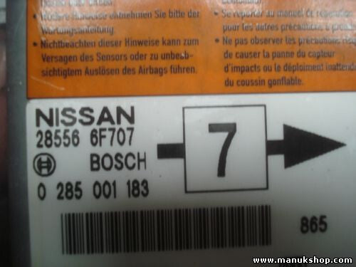 Airbagsensor Airbagsteuergerät Nissan Micra 285566F707 28556 6F707 0285001183