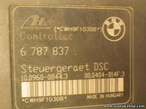 ABS Steuergerät BMW E87 E81 E92 6787837 6 787 837 10096008443 000404014F3