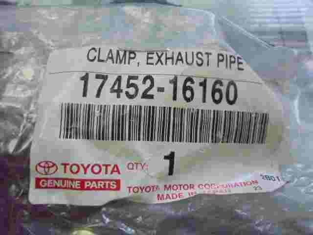 Clamp Exhaust Pipe Toyota Corolla 1745216160 17452-16160