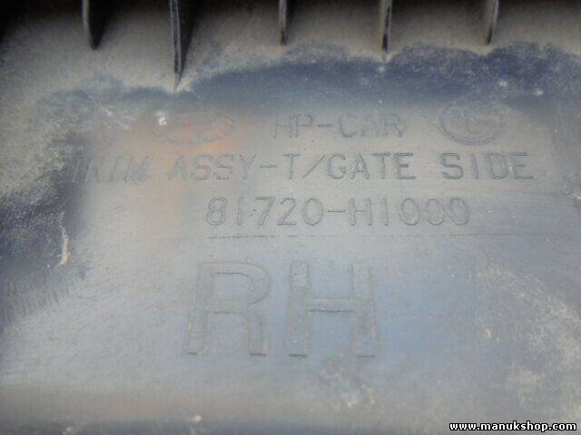 Kofferraumabdeckung Hyundai Terracan 2001 81720H1000 81720-H1000 81720 H1000
