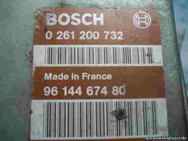 Motorsteuergerät Peugeot 406 306 1.4 9614467480 26FM0031 BOSCH 0261200732