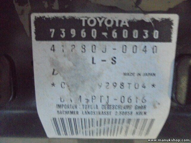 Beifahrer Toyota Land Cruiser HDJ 100 2002 7396060030 DENSO BAMPT10616