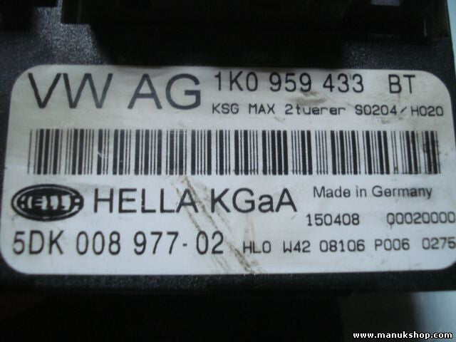 Komfortsteuergerät KSG VW Volkswagen AG 1K0959433BT 1KO959433BT 5DK00897702