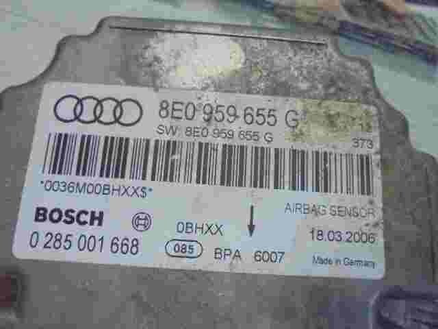 Airbagsensor Airbagsteuergerät Audi A4 B7 S4 B7 8E 0BHXX 8E0959655G 0285001668