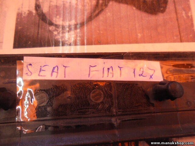 Emblem Logo hinten rear SEAT FIAT 127 1050/CL 12cm 23210