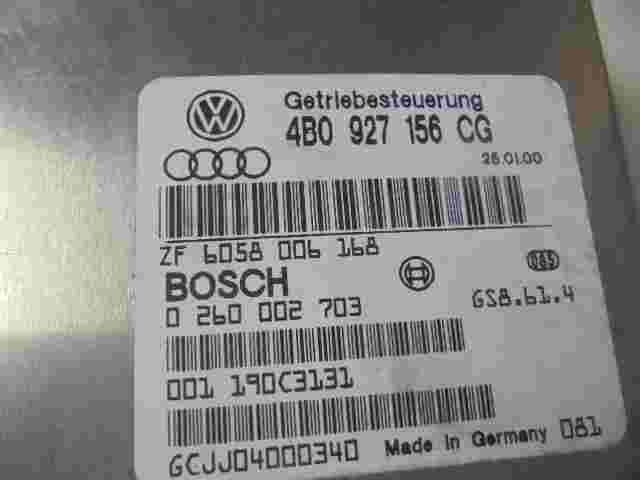 Getriebesteuerung Audi A6 C5 4B0927156CG ZF6058006168 GCJJ04000340 0260002703