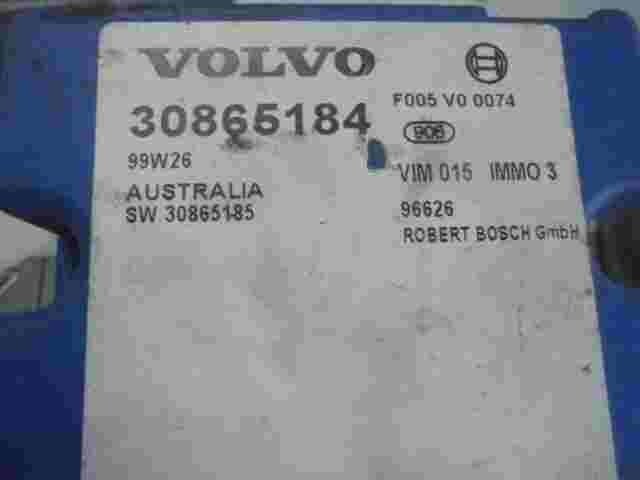 Steuergerät Wegfahrsperre Alarmmodul Volvo V40 99W26 30865185 30865184
