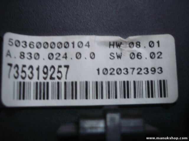 Klimabedienteil Fiat Stilo 192 2001–2008 735319257