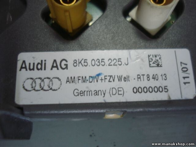 Antennenverstärker Audi A3 A4 A5 8K 8K5035225J 8K5 035 225 J AM FM-DIV+FZV