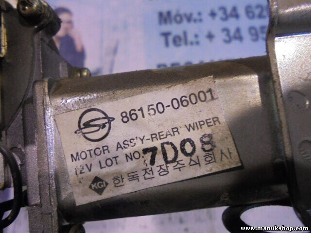 Heckwischermotor wischermotor hinten SsangYong Korando (KJ) 8615006001