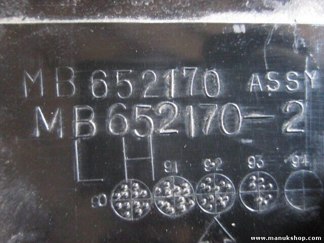 Lüftungsdüse Mitsubishi Pajero Montero V20 2.8 4M40 V46W 1994–1999 MB652170 LH