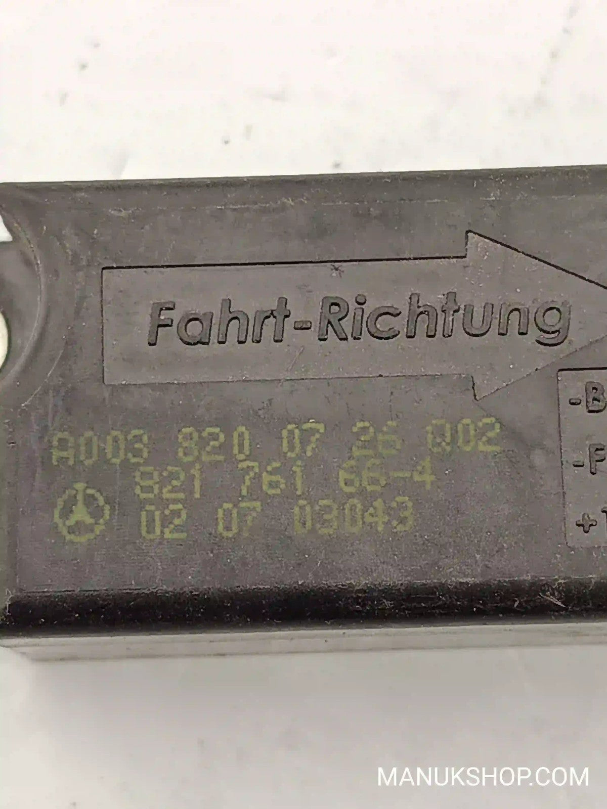 Airbagsensor Airbagsteuergerät Mercedes-Benz W211 A0038200726 Q02 821761664
